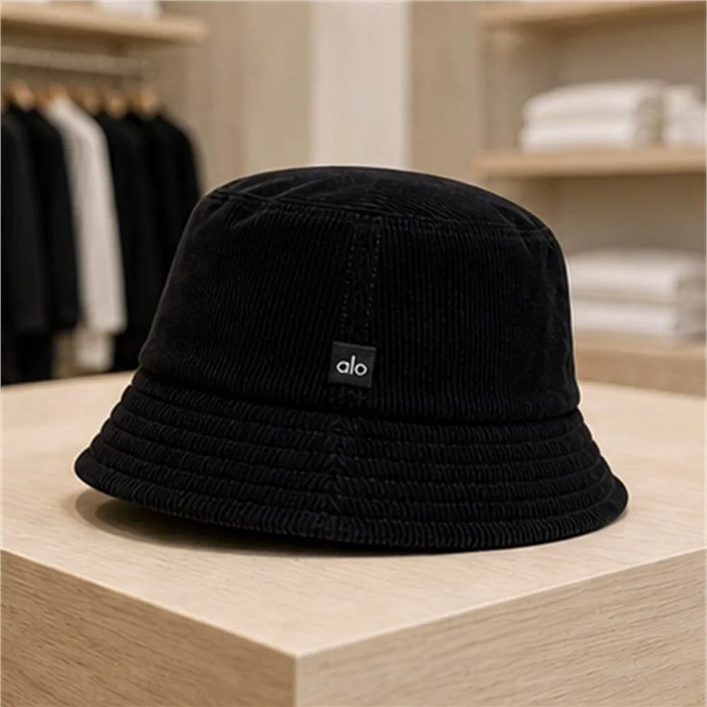 ALO Yoga Black Golf Bucket Hat Sporty